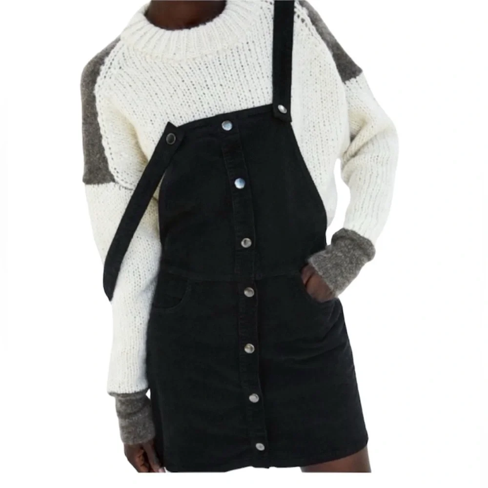 ZARA Overall Dress Small - Picture 2 of 15